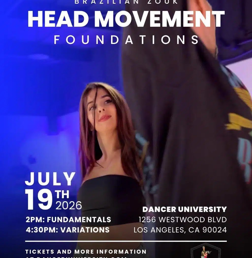 Brazilian Zouk Head Movement Foundations Workshop with Alex & Myla 1